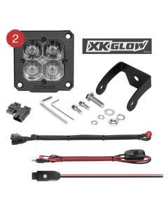 XK Glow C3 Cube Spot Lights Flush Mount RGB Accent Lighting Kit XK-XK065002-S-KIT