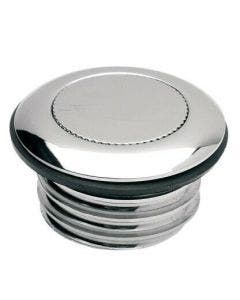 Drag Vented Chrome Pop-Up Gas Caps Harley-Davidson 1984- Early 1996