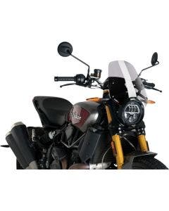 Puig 3834H New Generation Smoke 13" Windscreen Indian FTR 1200 19-20
