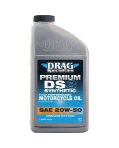 Drag 1 US Quart DS3 Premium Full Synthetic 20W-50 Motorcycle Oil for V-Twin