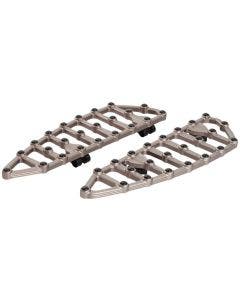 Arlen Ness 410-013 Titanium MX Billet Driver Floorboards Harley Softail M8 18-20