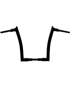 FBI Fat Baggers Black 14" EZ Install Pointed Top 1-1/2" Bars HD Road King 18-20