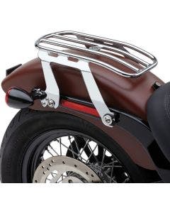 Cobra 602-2510 Chrome Detachable Solo Luggage Rack Harley M8 Softail 18-Up