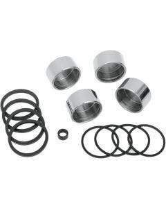 Drag Front Caliper Rebuild Kit OE Repl 44313-08 Harley Softail 08-14 Dyna 08-17