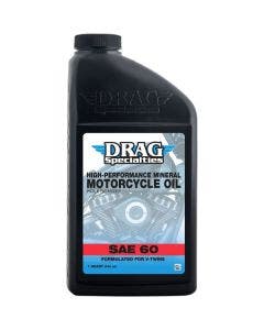 Drag 1 US quart SAE 60 High-Performance Mineral Engine Oil for V-Twin