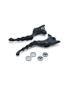 Kuryakyn Black Zombie Brake & Hydraulic Clutch Levers 2017 Harley Touring Models