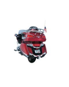 Kuryakyn 3219 Chrome Trunk Key Hole Trim 01-17 Honda Gold Wing GL1800