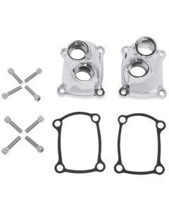 Drag Chrome Lifter Cover Kit w/ Gaskets Repl OE 25700890 Harley M8 17-Up