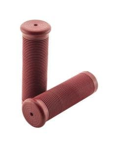 BikeMaster Motorcycle 7/8" Grips Red High Fidelity 124mm WLG-208-Red