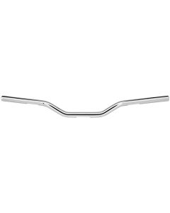 Biltwell 6308-1055 O/S Tracker Mid Chrome 1" TBW Slotted Handlebar Harley
