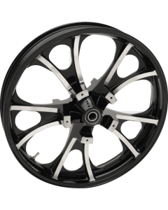 Coastal Moto Black Cut Largo 3D 21" Front Cast Wheel Only Harley 08-23 w/ ABS