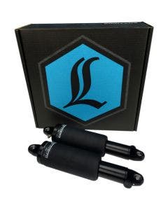 Legend Suspension Black Air Ride Rear 12" 13" AERO-A Shock Kit Harley FLTR 15-Up