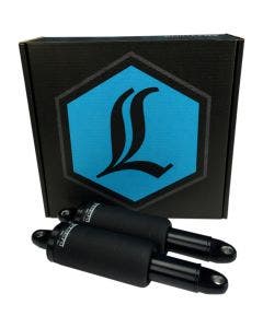 Legend Suspension Black Air Ride Rear 12" 13" AERO Shock Kit Harley 15-Up FLTR