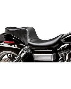 Le Pera LF-021 Black Smooth Stitch Cherokee 2 Up Seat Harley Dyna FXD 04-05