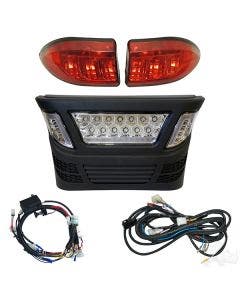 RHOX Golf Cart LED Light Bar Bumper Kit w/ Accent Lights Club Car Electric 05-08