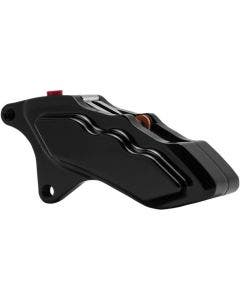 HHI Hawg Halters 6 Piston Black Left Side Caliper Harley Big Twin 11.5 00-16