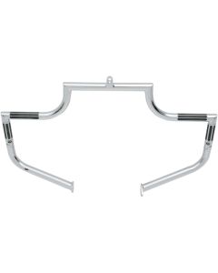 Lindby Chrome Twinbar Front Engine Guard Highway Bar Harley FLH/T 97-15