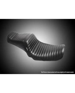 Le Pera LN-581PT Tailwhip 2-Up Seat Pleated Harley Dyna FXD 96-03