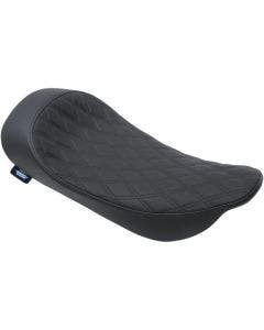 Drag Specialties Black Diamond Stitched Low Pro Solo Seat 99-07 Harley FLH