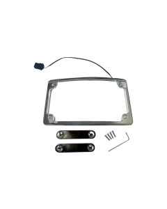 Custom Dynamics Illuminated Radius Chrome License Plate Frame Harley CVO 23-