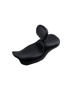 Le Pera Maverick DLL Black Stitch Smooth W/Backrest for Harley 08-23 FLH/Touring