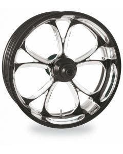 Performance Machine PM Forged Luxe Black Contrast Platinum Motorcycle Wheel Tire Packages