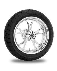 Performance Machine 17"  Rear Chrome Luxe Wheel 200 Tire Package Harley 09-15