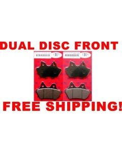 Lyndall Racing 2 Sets 7195-Z+ Front OR Rear Dual Brake Pads Z-Plus Harley 00-07