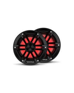 Rockford Fosgate M1-6B Black 6” Color Optix Marine 2-Way System 75W 4 Ohm