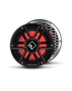 Rockford Fosgate M2 10" DVC 4Ohm Color Optix Sealed Enclosure Marine Subwoofer M2D4-10S