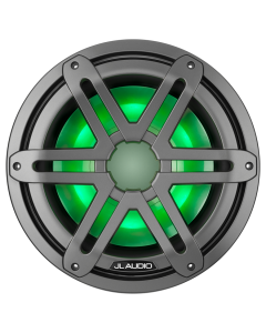 JL Audio 10" Subwoofer w/RGB Lighting Sport Grille Gunmetal (175W 4 ohm)