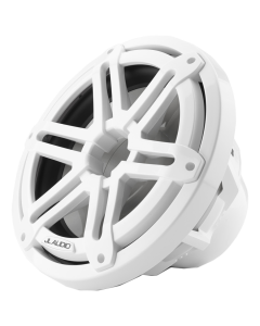 JL Audio 10" Marine Subwoofer Driver Gloss White Sport Grille - 4ohm