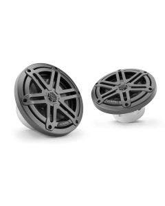 JL Audio 6.5-Inch Marine Coaxial Speakers Metallic Gray Sport Grille
