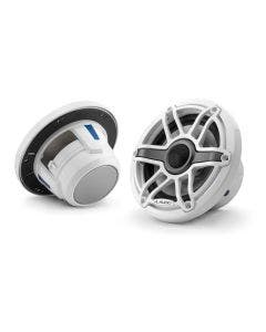 JL Audio 6.5-Inch Marine Coaxial Speakers White Trim Ring White Sport Grille