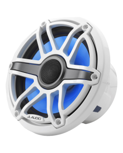 JL Audio 6.5-Inch Marine Coaxial Speakers W/Transfletive LED Metal Gray Sport Grille