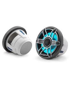 JL Audio 8.8-Inch Marine Coaxial Speakers W/Transflective LED Metal Gray Sport Grille