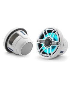 JL Audio 8.8-Inch Marine Coaxial Speakers W/Transflective LED Gloss White Sport Gille