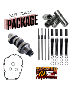 Wood Knight Prowler WM8-408X Cams Black Pushrod Install Kit Milwaukee-Eight M8