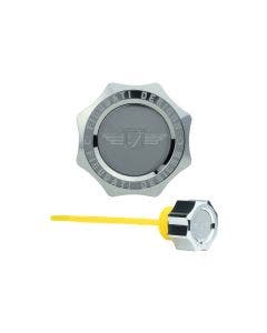 Figurati Designs Smooth Polished Magnetic Oil Dipstick for Harley M8 Touring Models