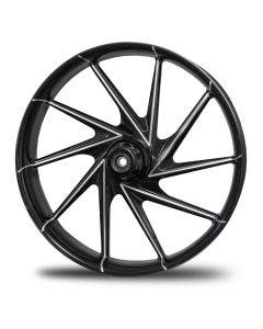 RC Components Manic Black Eclipse Wheel & Tire Package for Harley Models 