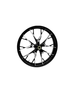 Coastal Moto Black Cut Marlin Front Dual Disc 21x3.5 Wheel ABS Harley FLH 08-22