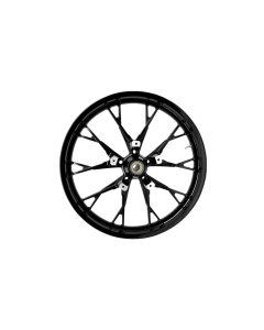 Coastal Moto Black Marlin 3D Front Dual Disc 21x3.5 Wheel ABS Harley FLH 08-22