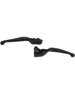 Drag Matte Black Slotted Wide Blade Lever Set 17-18 Harley FLHTCUTG FLRT Trikes