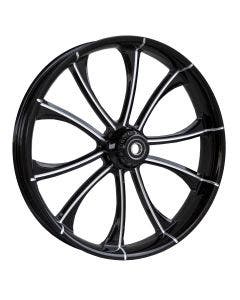 RC Components Maverick Black Eclipse Wheel & Tire Package for Harley Models 