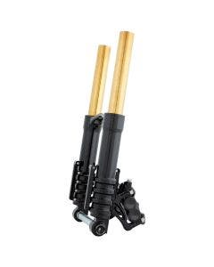 Arlen Ness Gold 49mm Factory Fork Tubes 22-7/8" for 17-Up Harley Touring