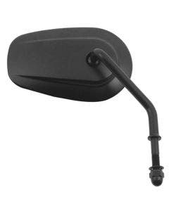 V-Factor 47044 Black Tapered Right Short Stem Mirror 65-Up Harley Repl 91982-03B