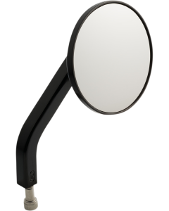 Joker Machine 03-051-1R Black No. 7 Solid 3-1/4 Round Mirror Right Only Harley