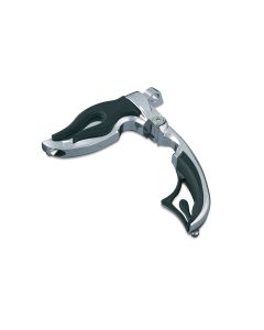 Kuryakyn 4411 Chrome Flamin' Switchblade Pegs w/ Male Mount Adapters Harley