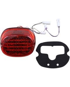 Custom Dynamics Low Profile LED Light Integrated Indicators No Window Red Lens