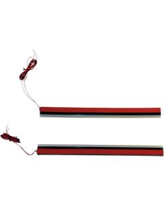 Custom Dynamics Red 8" Plasma LED Rods Pair Turn Signal Brake Lights